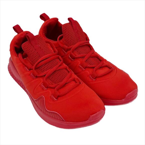 Baldi London Men's Kermitt Sneakers in Red Size 10 - Picture 1 of 7